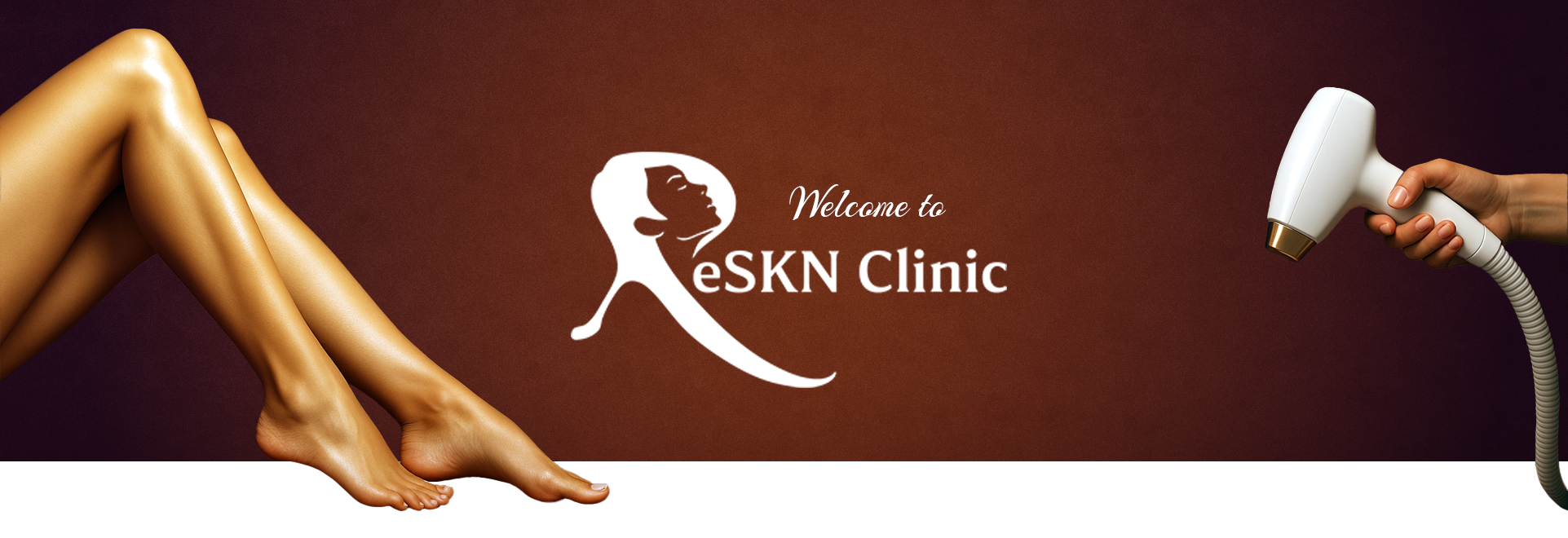 Professional laser hair removal treatment